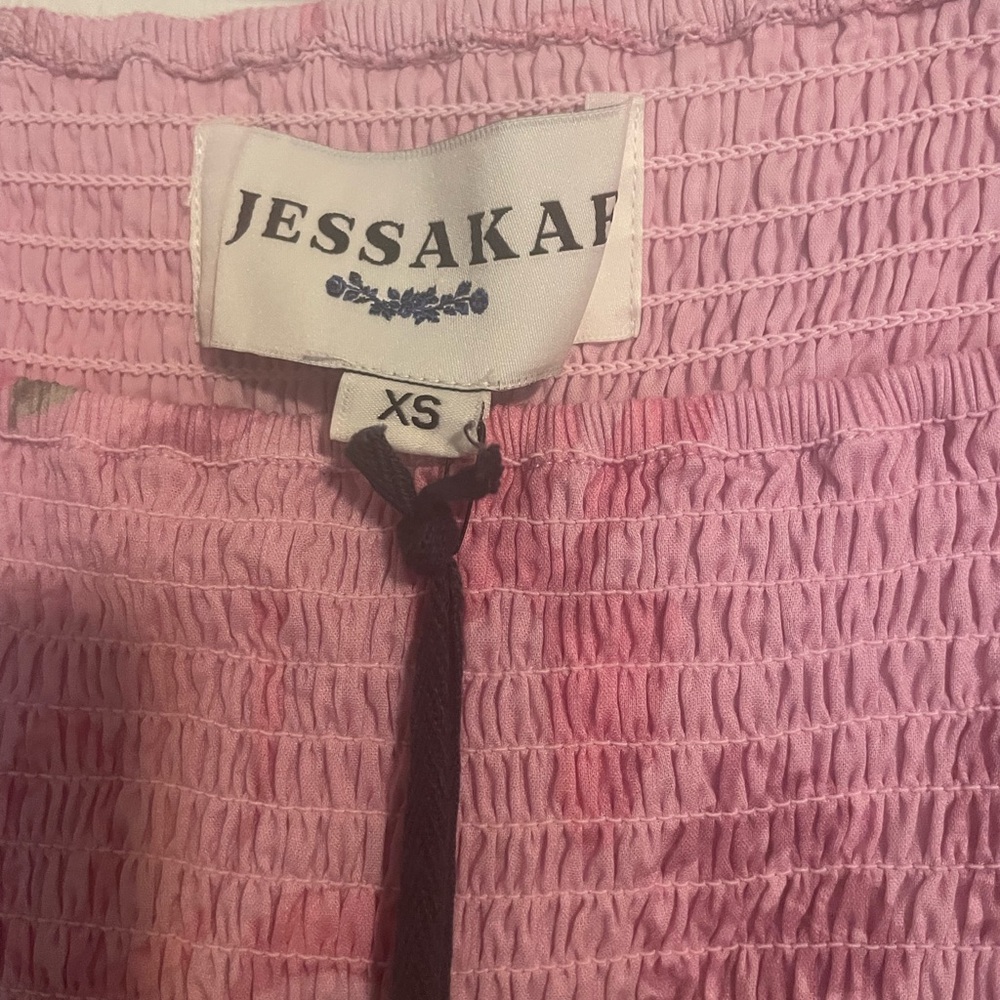 Jessakae Delilah Pink Smocked Dress - Picture 3 of 8